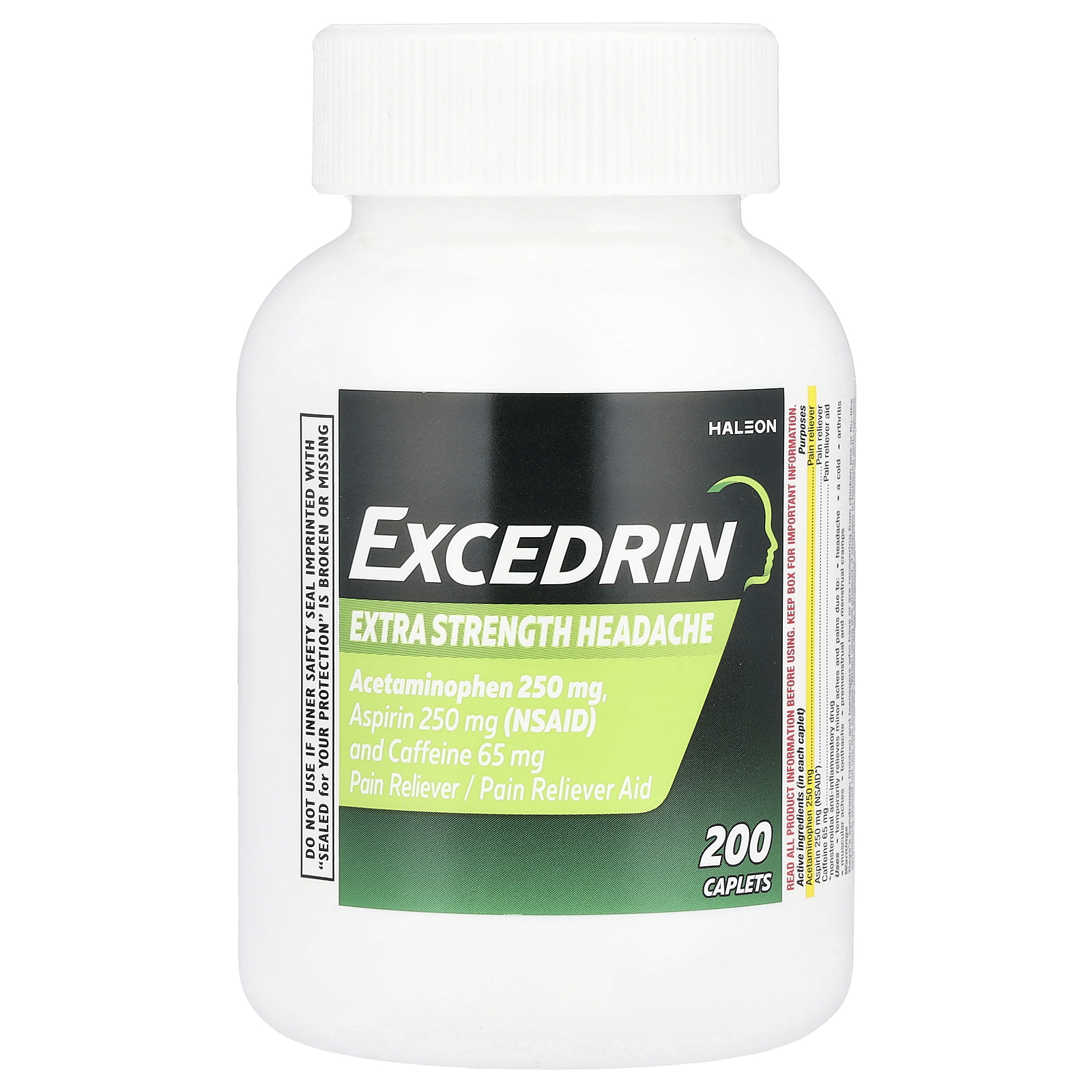 Headache, 200 Caplets