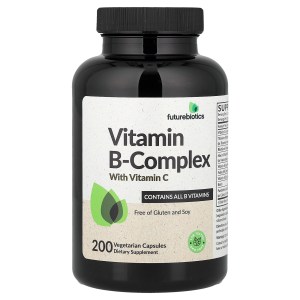 Vitamin B-Complex with Vitamin C, 200 Vegetarian Capsules Vitamin B-Complex with Vitamin C, 200 Vegetarian Capsules