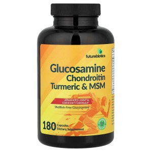 Glucosamine, Chondroitin, Turmeric & MSM, 180 Capsules Glucosamine, Chondroitin, Turmeric & MSM, 180 Capsules