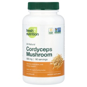 Cordyceps Mushroom, 500 mg, 90 Capsules Cordyceps Mushroom, 500 mg, 90 Capsules