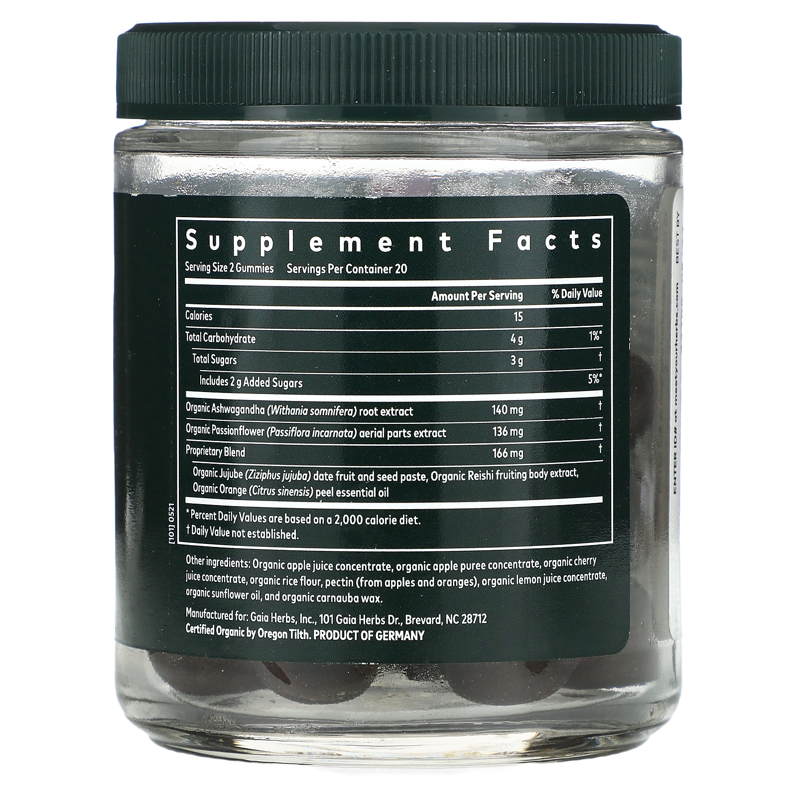 Sleep Gummies, Cherry Orange, 40 Gummies