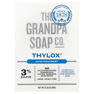 Face & Body Bar Soap, Thylox® Acne Treatment, 3.25 oz (92 g) Face & Body Bar Soap, Thylox® Acne Treatment, 3.25 oz (92 g)