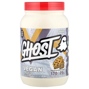 Vegan Protein, Chocolate Chip Cookies, 2.9 lb (1,330 g) Vegan Protein, Chocolate Chip Cookies, 2.9 lb (1,330 g)