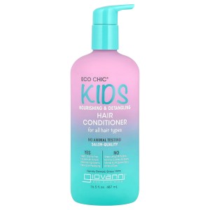 Eco Chic® Kids, Nourishing & Detangling Hair Conditioner, For All Hair Types, 16.5 fl oz (487 ml) Eco Chic® Kids, Nourishing & Detangling Hair Conditioner, For All Hair Types, 16.5 fl oz (487 ml)
