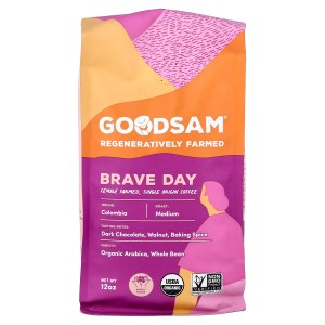 Single Origin Coffee, Brave Day, Whole Bean, Medium Roast, 12 oz Single Origin Coffee, Brave Day, Whole Bean, Medium Roast, 12 oz
