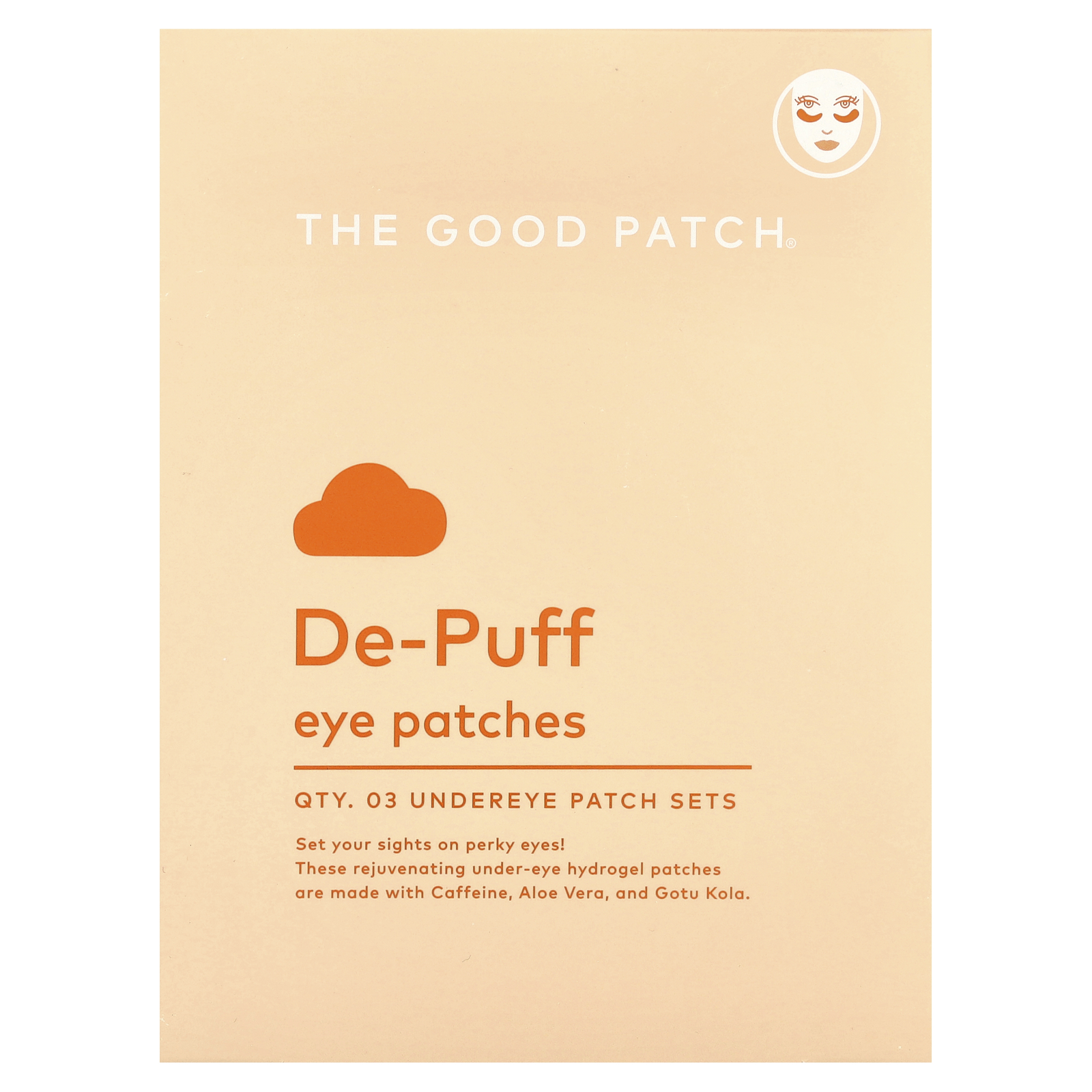 De-Puff Eye Patches , 3 Patch Sets