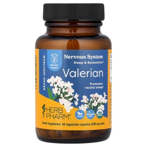 Valerian, 300 mg, 60 Vegetarian Capsules Valerian, 300 mg, 60 Vegetarian Capsules