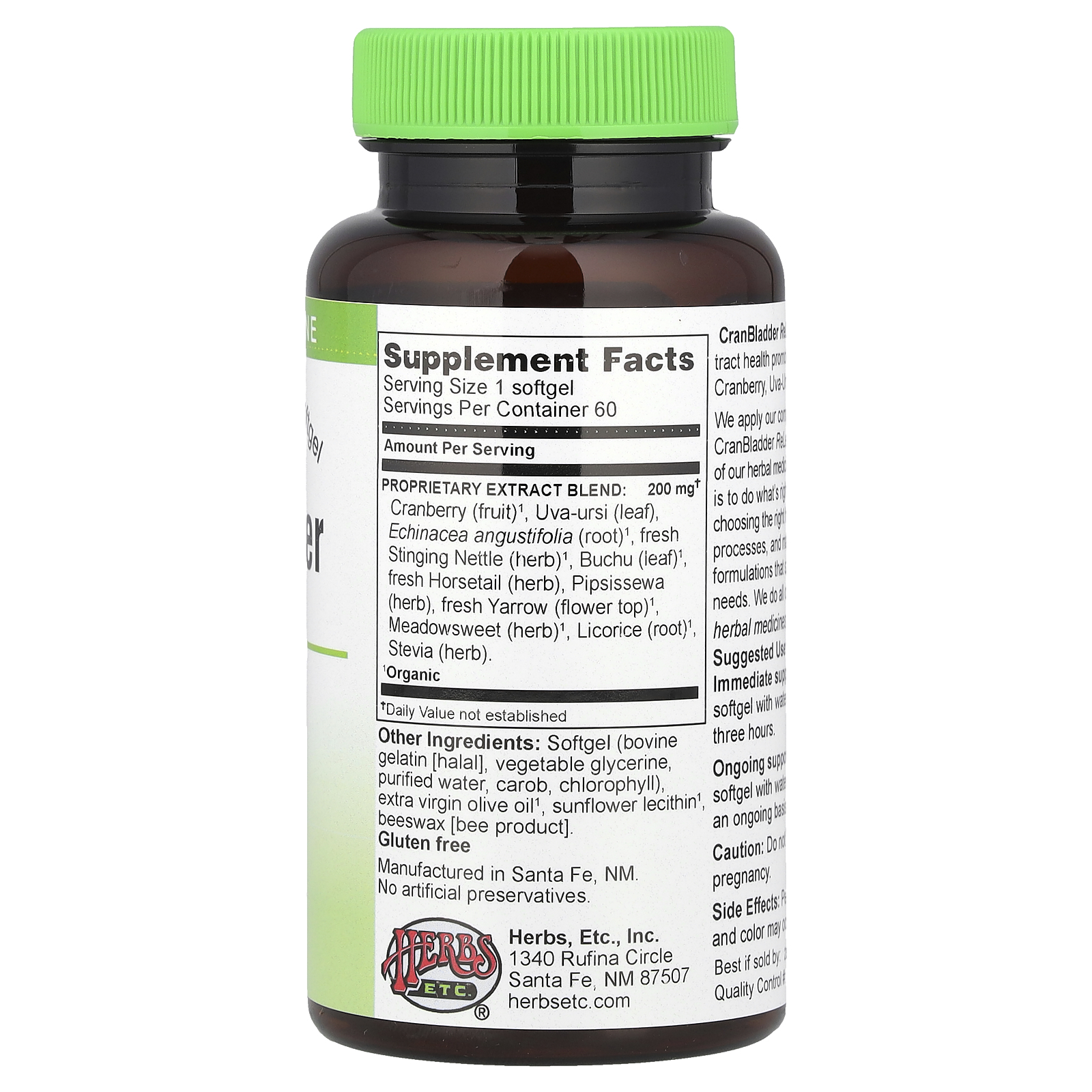CranBladder ReLeaf®, 60 Softgels