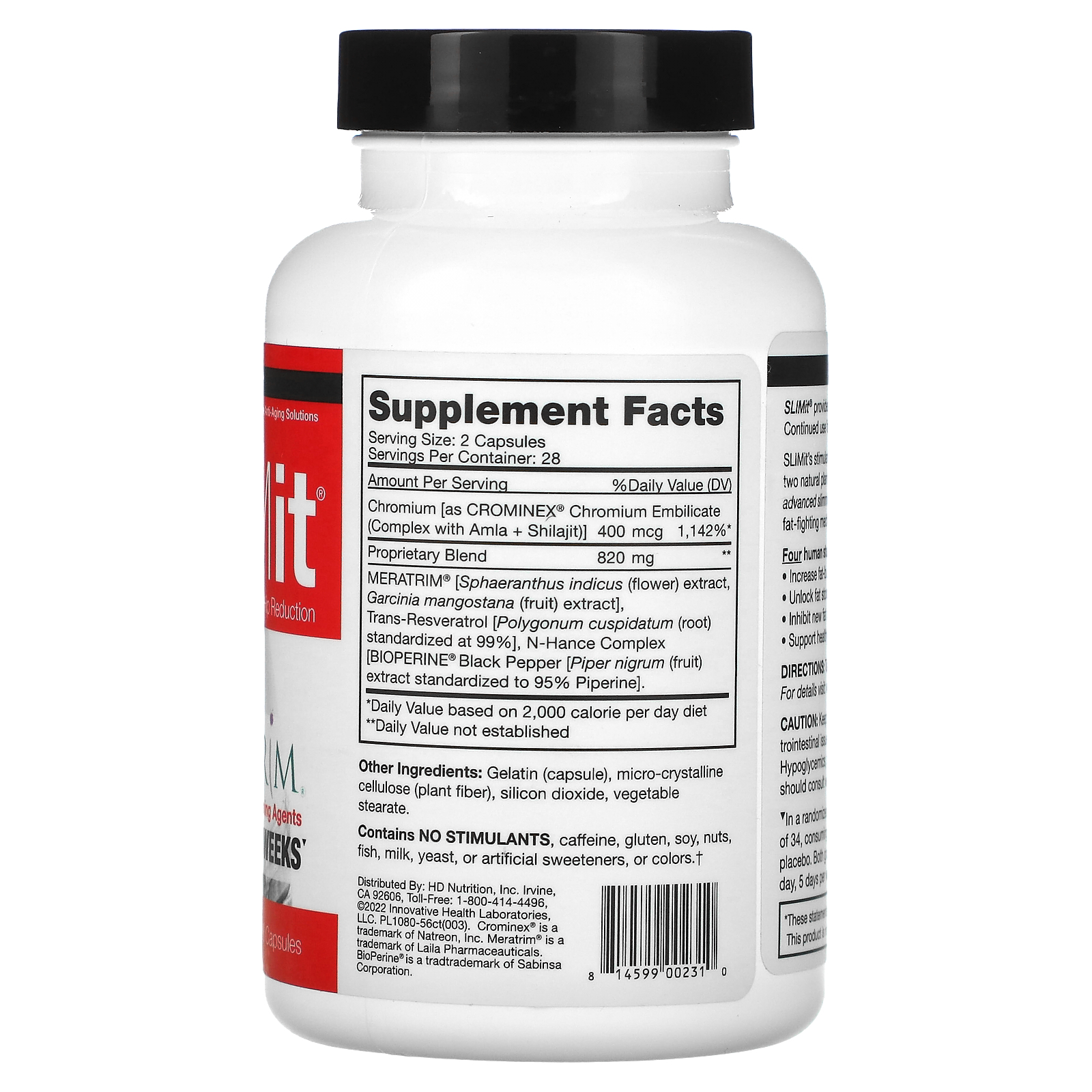 SLIMit®, 56 Capsules