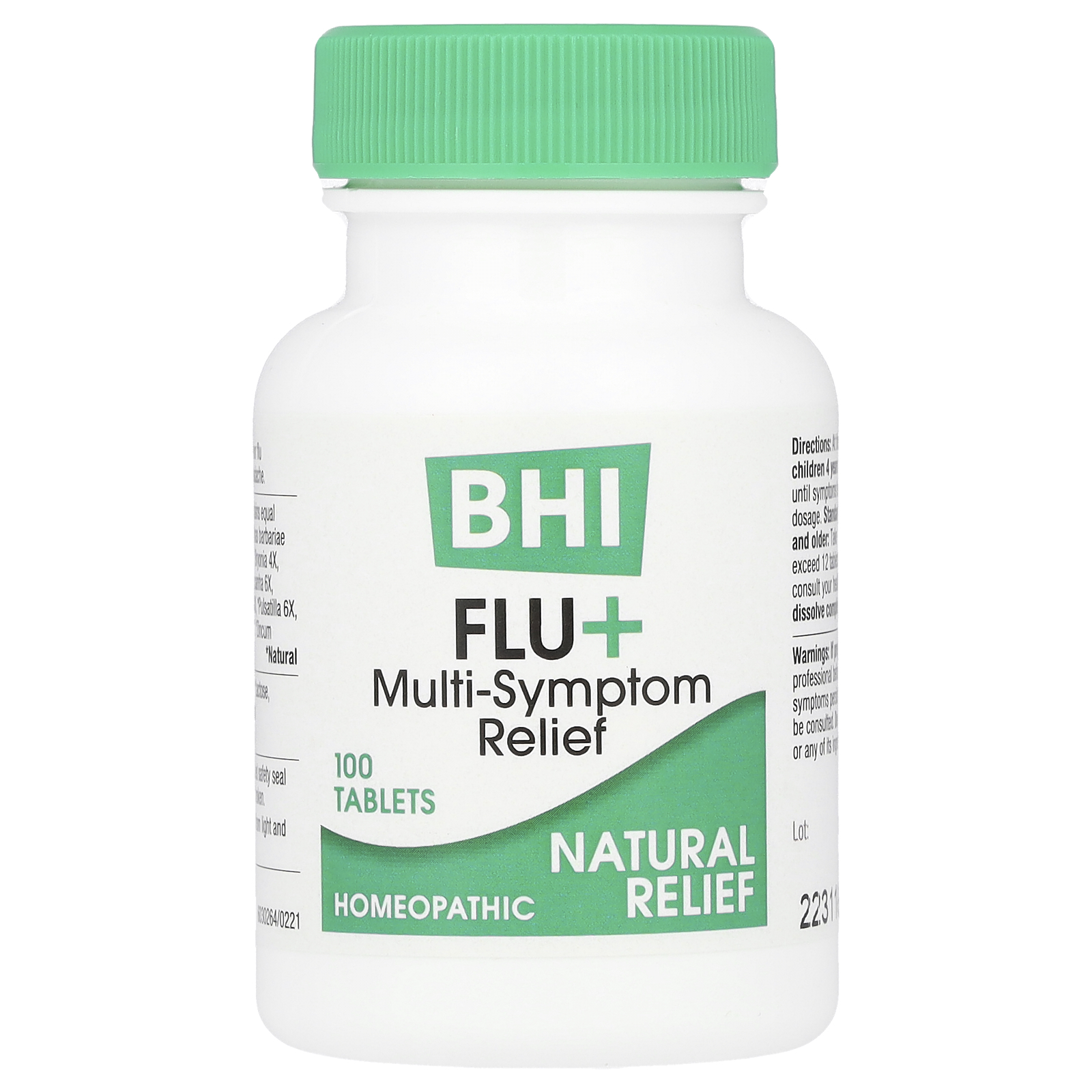 BHI Flu+, 100 Tablets