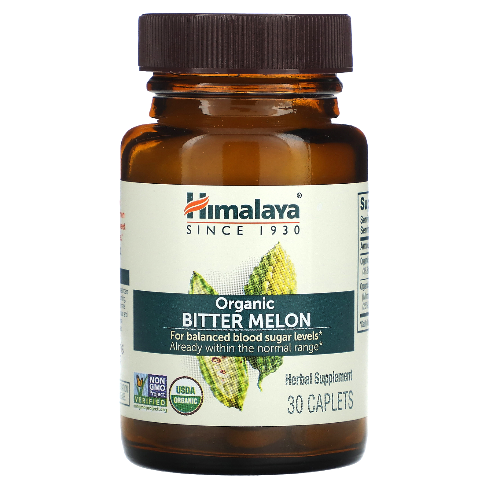 Organic Bitter Melon, 30 Caplets