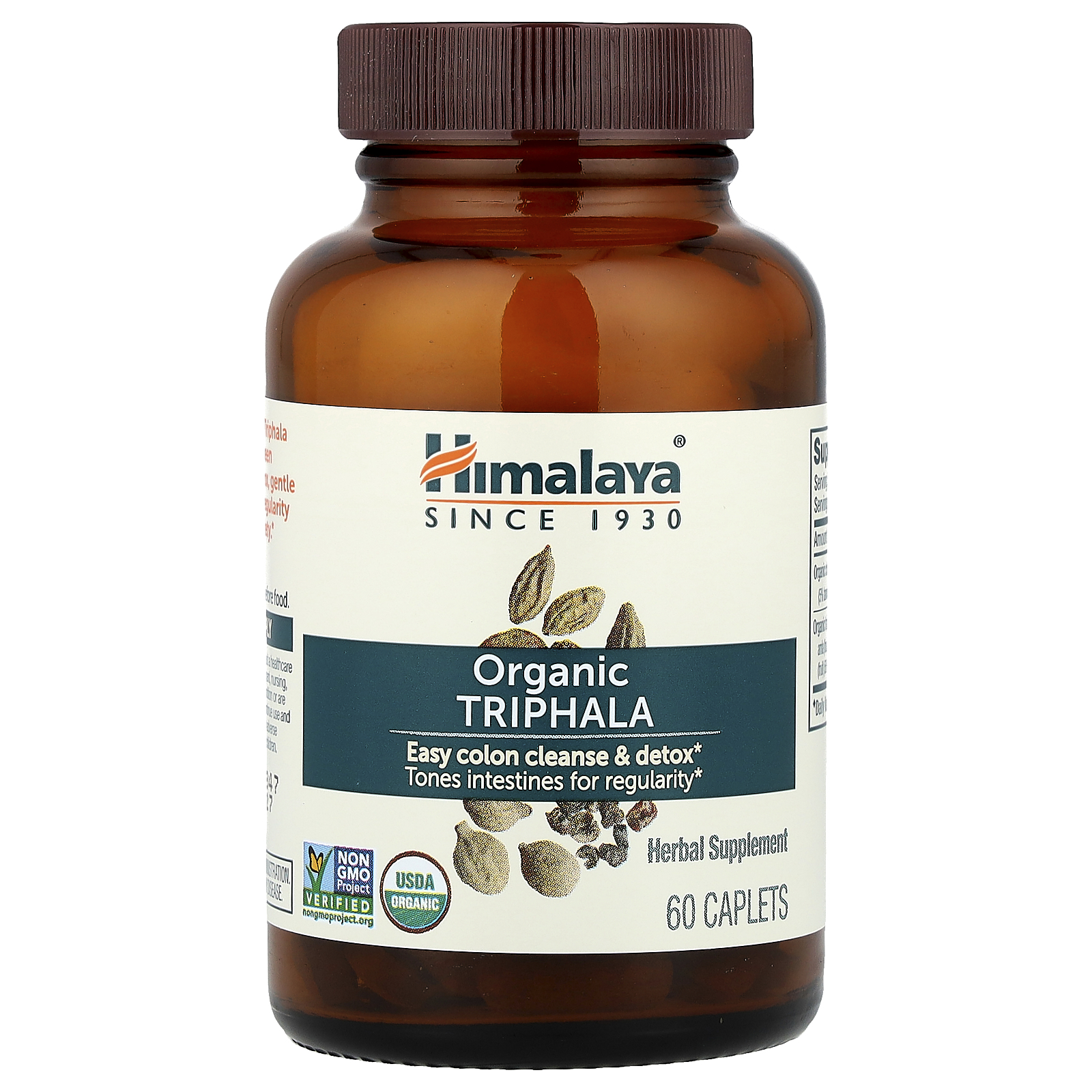 Organic Triphala, 60 Caplets