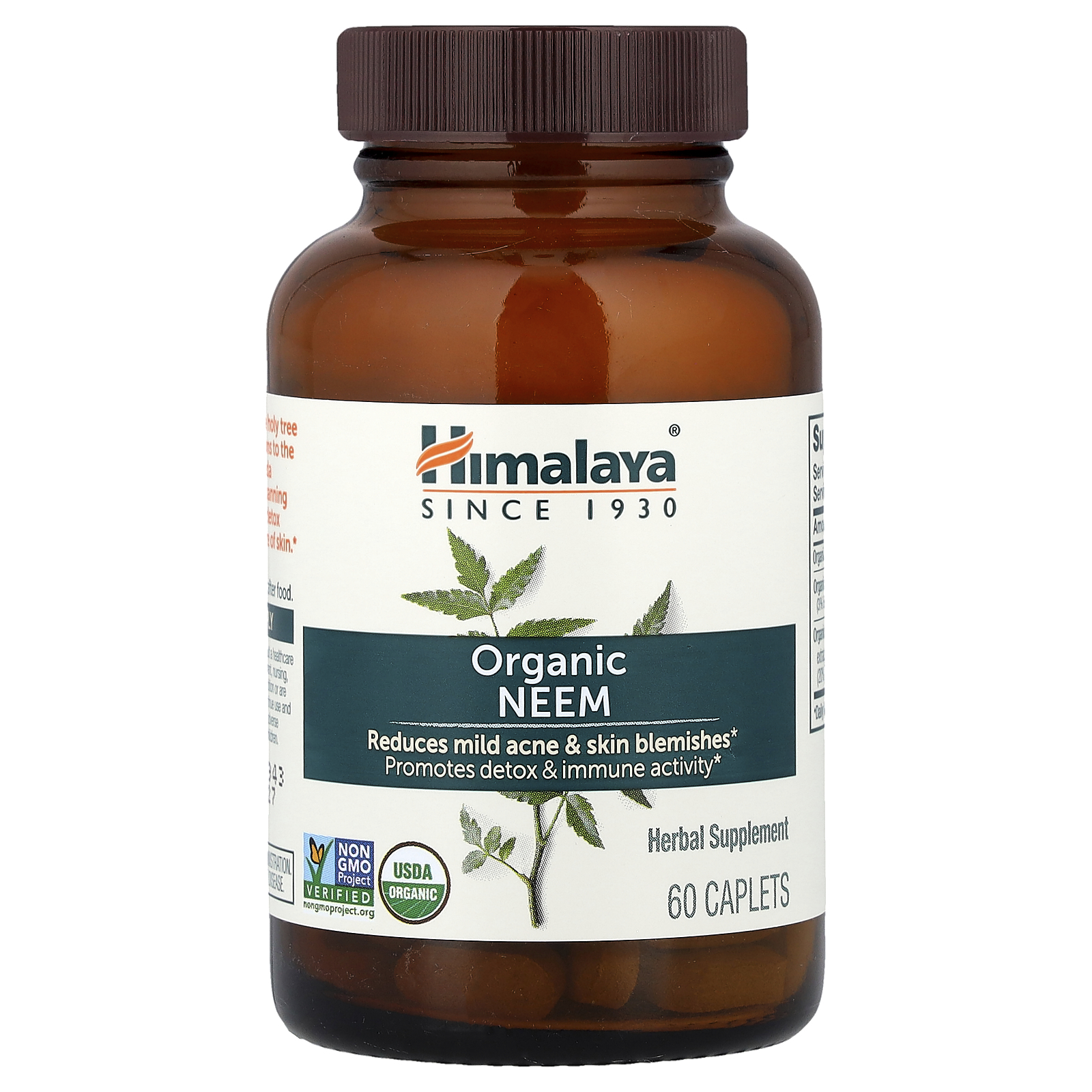 Organic Neem, 60 Caplets