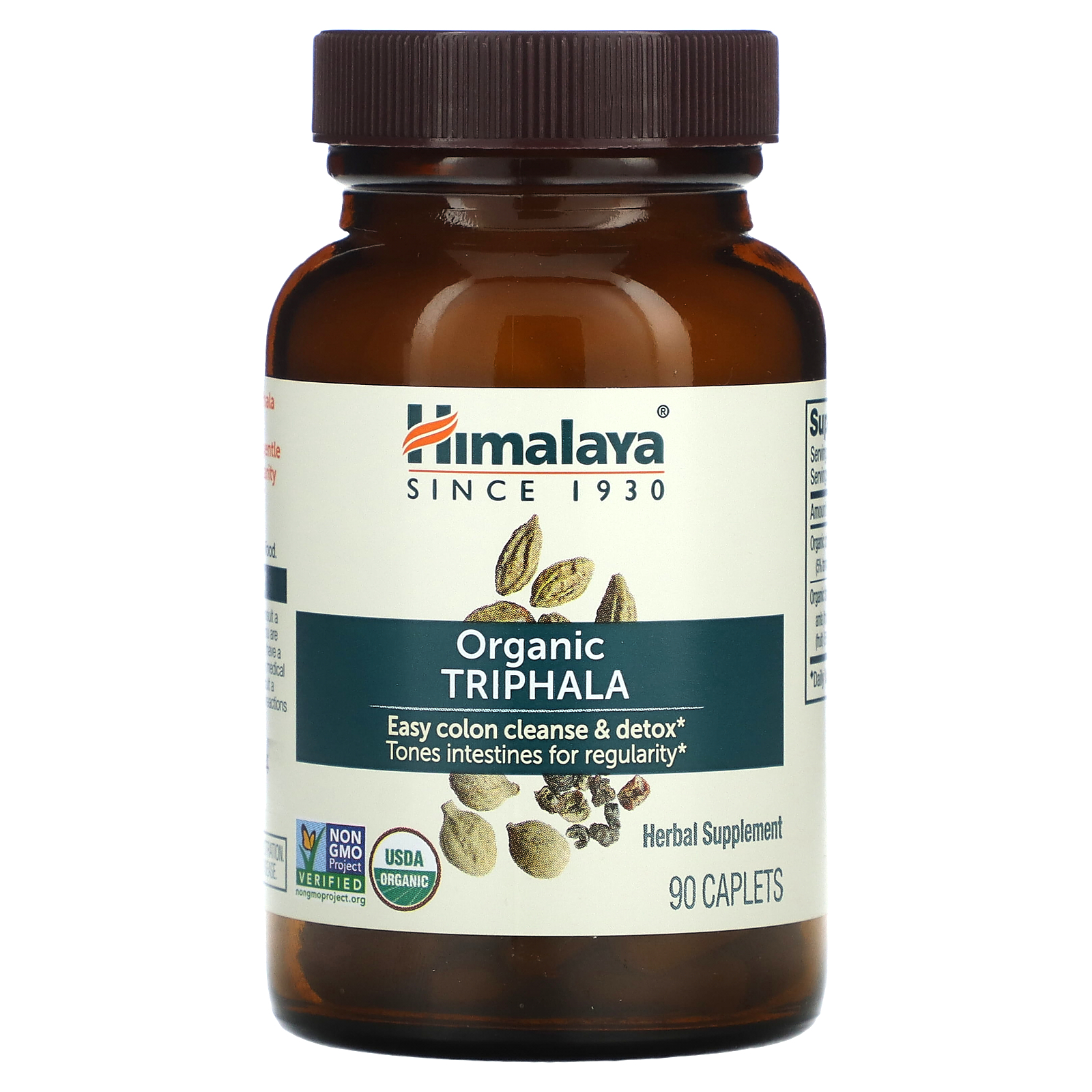 Organic Triphala, 90 Caplets