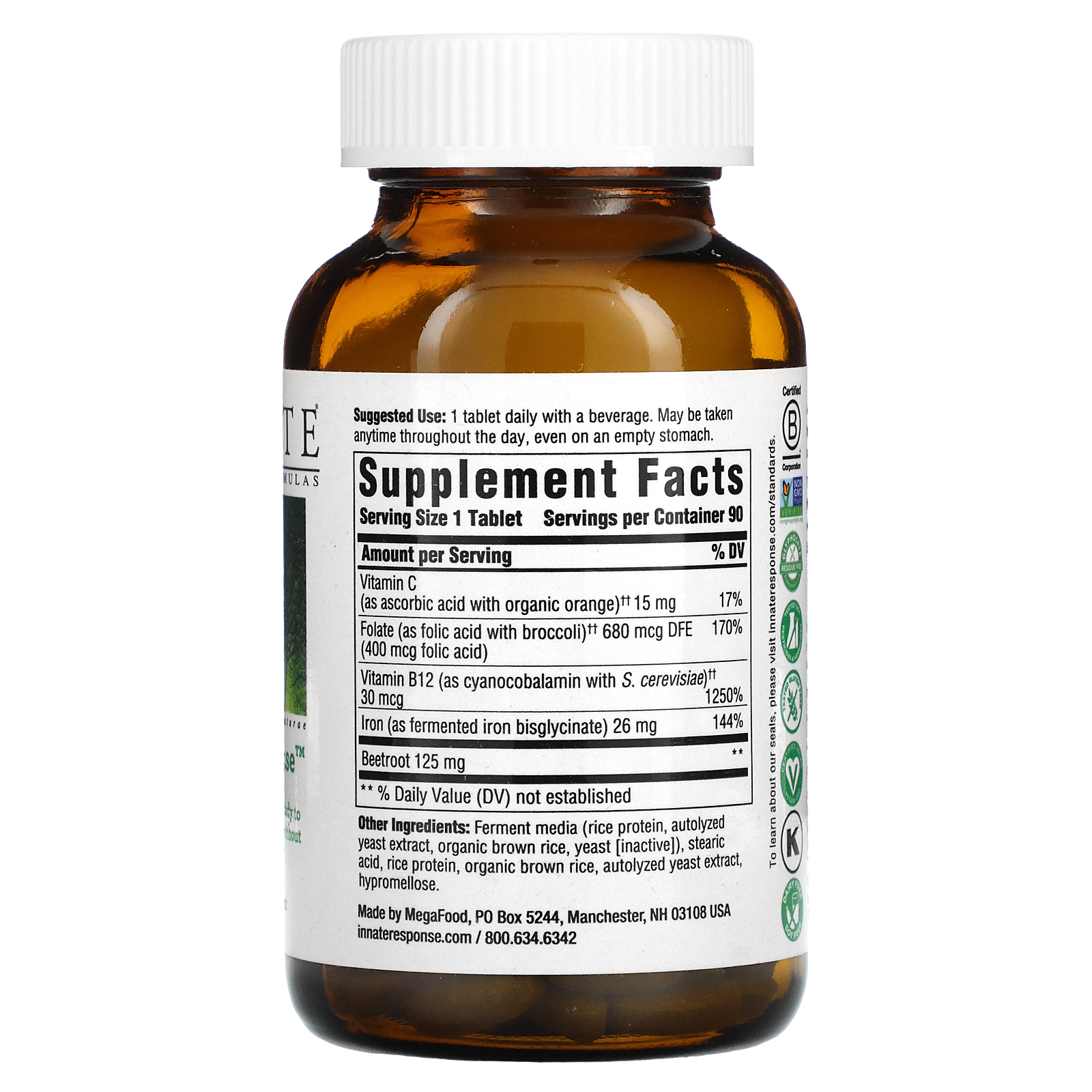 Iron Response™, 90 Tablets