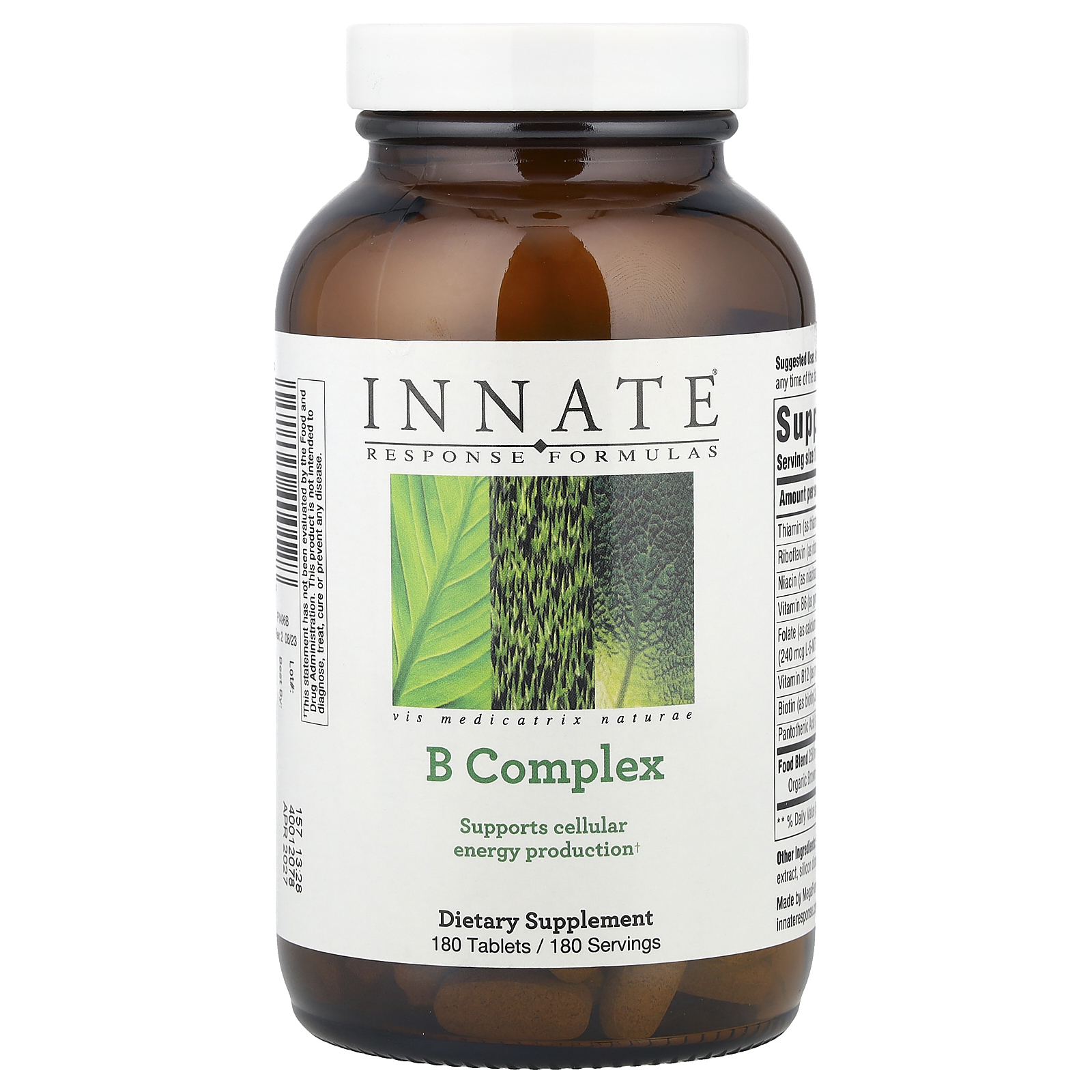 B Complex, 180 Tablets