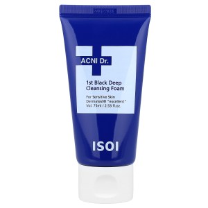 ACNI Dr. 1st Black Deep Cleansing Foam, For Sensitive Skin, 2.53 fl oz (75 ml) ACNI Dr. 1st Black Deep Cleansing Foam, For Sensitive Skin, 2.53 fl oz (75 ml)