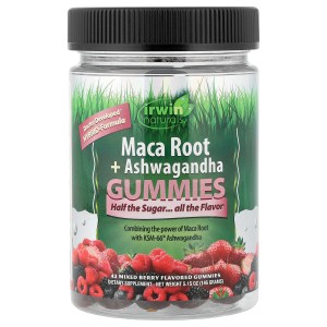 Maca Root + Ashwagandha Gummies, Mixed Berry, 42 Gummies Maca Root + Ashwagandha Gummies, Mixed Berry, 42 Gummies