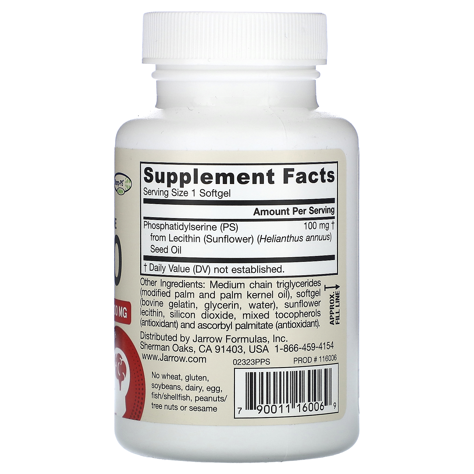 PS100, 100 mg, 60 Softgels