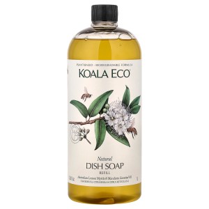 Natural Dish Soap, Refill, Australian Lemon Myrtle & Mandarin Essential Oil, 33.8 fl oz (1 l) Natural Dish Soap, Refill, Australian Lemon Myrtle & Mandarin Essential Oil, 33.8 fl oz (1 l)