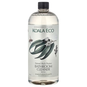 Natural Multi-Purpose Bathroom Cleaner, Refill, Australian Eucalyptus Essential Oil, 33.8 fl oz (1 l) Natural Multi-Purpose Bathroom Cleaner, Refill, Australian Eucalyptus Essential Oil, 33.8 fl oz (1 l)