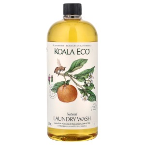 Natural Laundry Wash, Australian Mandarin & Peppermint Essential Oil, 33.8 fl oz (1 l) Natural Laundry Wash, Australian Mandarin & Peppermint Essential Oil, 33.8 fl oz (1 l)