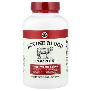 Bovine Blood Complex With Liver and Spleen, 180 Capsules Bovine Blood Complex With Liver and Spleen, 180 Capsules
