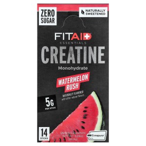 Essentials, Creatine Monohydrate, Watermelon Rush, 14 Sticks, 0.22 oz (6.2 g) Each Essentials, Creatine Monohydrate, Watermelon Rush, 14 Sticks, 0.22 oz (6.2 g) Each