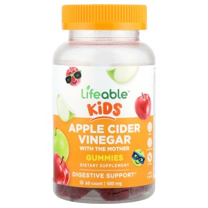 Kids, Apple Cider Vinegar With the Mother Gummies, Apple, 60 Gummies Kids, Apple Cider Vinegar With the Mother Gummies, Apple, 60 Gummies