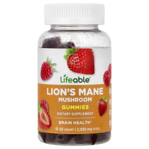 Lion’s Mane Mushroom Gummies, Berry, 60 Gummies (100 mg per Gummy) Lion’s Mane Mushroom Gummies, Berry, 60 Gummies (100 mg per Gummy)