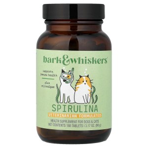 Bark & Whiskers™, Spirulina, For Dogs & Cats, 180 Tablets, 3.17 oz (90 g) Bark & Whiskers™, Spirulina, For Dogs & Cats, 180 Tablets, 3.17 oz (90 g)