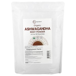 Organic Ashwagandha Root Powder, 32 oz (907 g) Organic Ashwagandha Root Powder, 32 oz (907 g)