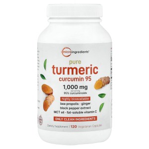 Pure Turmeric Curcumin 95, 120 Vegetarian Capsules Pure Turmeric Curcumin 95, 120 Vegetarian Capsules