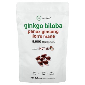 Ginkgo Biloba, 400 Softgels Ginkgo Biloba, 400 Softgels