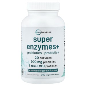 Super Enzymes+, 240 Vegetarian Capsules Super Enzymes+, 240 Vegetarian Capsules