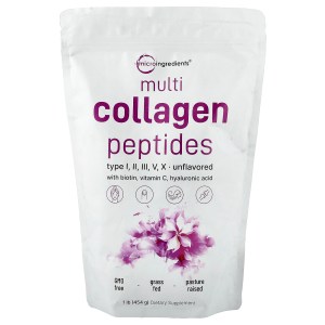 Multi Collagen Peptides, Unflavored, 1 lb (454 g) Multi Collagen Peptides, Unflavored, 1 lb (454 g)