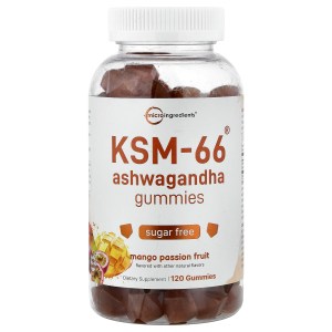 KSM-66® Ashwagandha Gummies, Mango Passion Fruit, 120 Gummies KSM-66® Ashwagandha Gummies, Mango Passion Fruit, 120 Gummies
