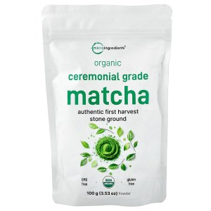 Organic Ceremonial Grade Matcha Powder, 3.53 oz (100 g) Organic Ceremonial Grade Matcha Powder, 3.53 oz (100 g)