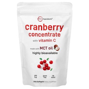 Cranberry Concentrate With Vitamin C, 300 Softgels Cranberry Concentrate With Vitamin C, 300 Softgels