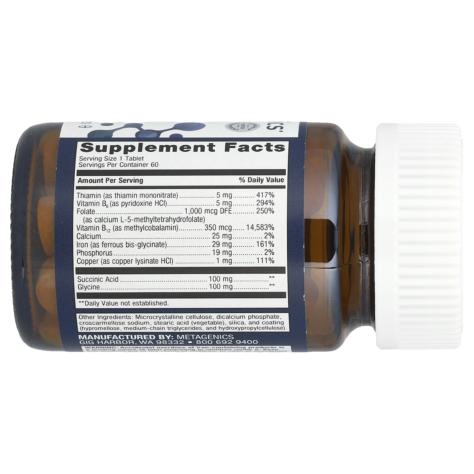 Hemagenics®, 60 Tablets
