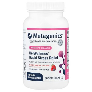 HerWellness™ Rapid Stress Relief, Mixed Berry, 30 Soft Chews HerWellness™ Rapid Stress Relief, Mixed Berry, 30 Soft Chews