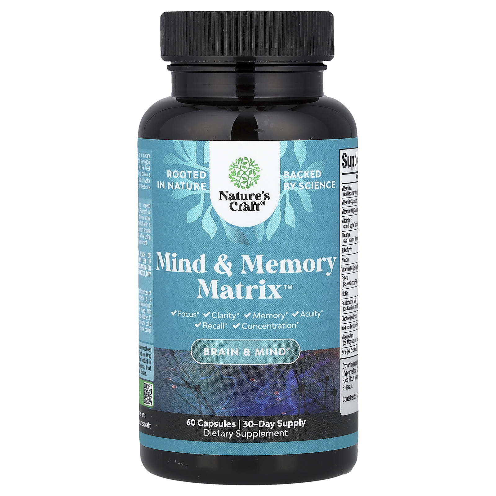 Mind & Memory Matrix™, 60 Capsules