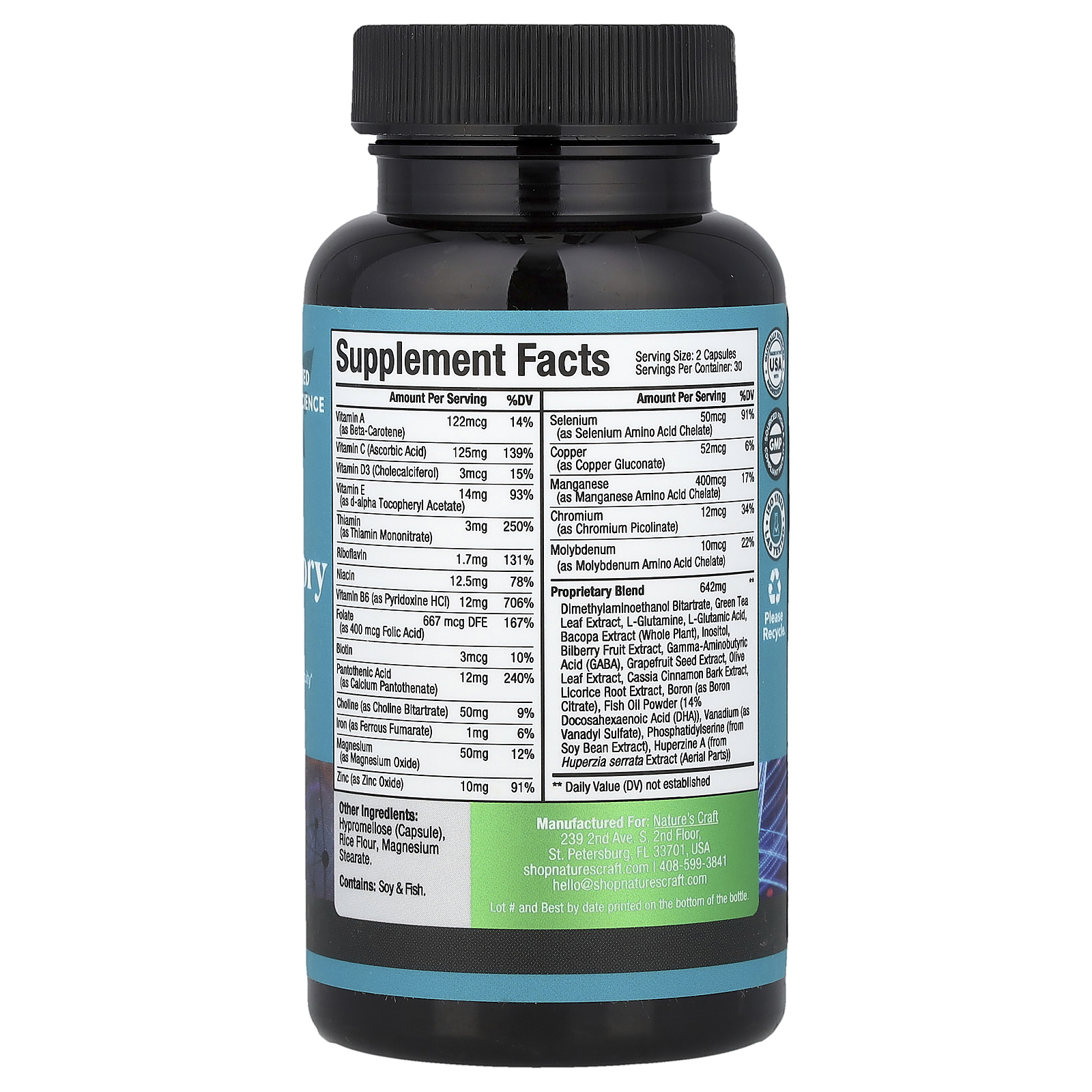 Mind & Memory Matrix™, 60 Capsules