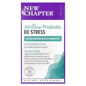 All-Flora™ Probiotic, De-Stress, 30 Vegetarian Capsules All-Flora™ Probiotic, De-Stress, 30 Vegetarian Capsules