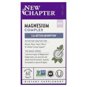 Magnesium Complex, 60 Tablets (162.5 mg per Tablet) Magnesium Complex, 60 Tablets (162.5 mg per Tablet)