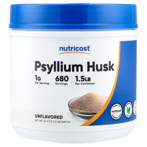 Psyllium Husk, Unflavored, 24.3 oz (680 g) Psyllium Husk, Unflavored, 24.3 oz (680 g)