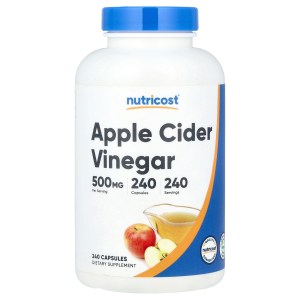 Apple Cider Vinegar, 500 mg, 240 Capsules Apple Cider Vinegar, 500 mg, 240 Capsules
