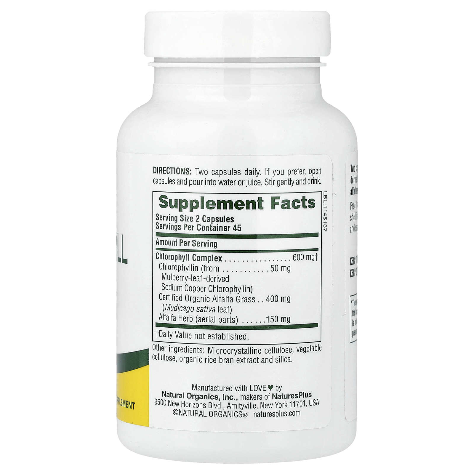 Chlorophyll Complex, 90 Capsules