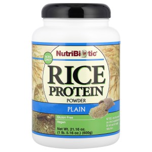Rice Protein Powder, Plain, 1 lb 5.16 oz (600 g) Rice Protein Powder, Plain, 1 lb 5.16 oz (600 g)