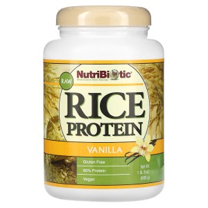 Raw Rice Protein, Vanilla, 1 lb 5.16 oz (600 g) Raw Rice Protein, Vanilla, 1 lb 5.16 oz (600 g)